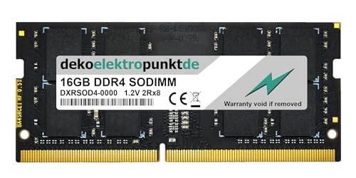 dekoelektropunktde 16GB RAM Speicher passend für HP Omen 15-ce009ur DDR4 SO-DIMM PC4-19200 2400MHz von dekoelektropunktde