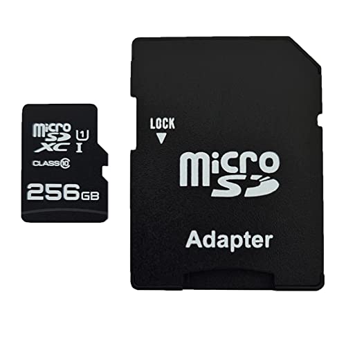 dekoelektropunktde 256GB MicroSDXC Speicherkarte mit Adapter Class 10 kompatibel für MSI GL62M 7RDX-2073U GL62MVR 7RFX-1269UK PL627RC-068UK GT75 Titan 8RG Gaming von dekoelektropunktde