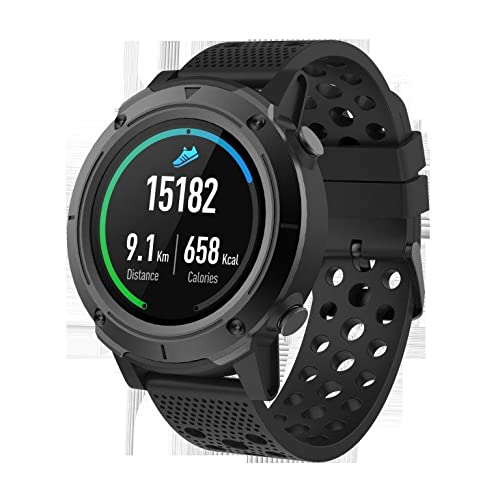 kubo Smartwatch, GPS, wasserdicht IP68, Smart-Armband, Schlafüberwachung, kompatibel mit Android und iOS, One Size von kubo