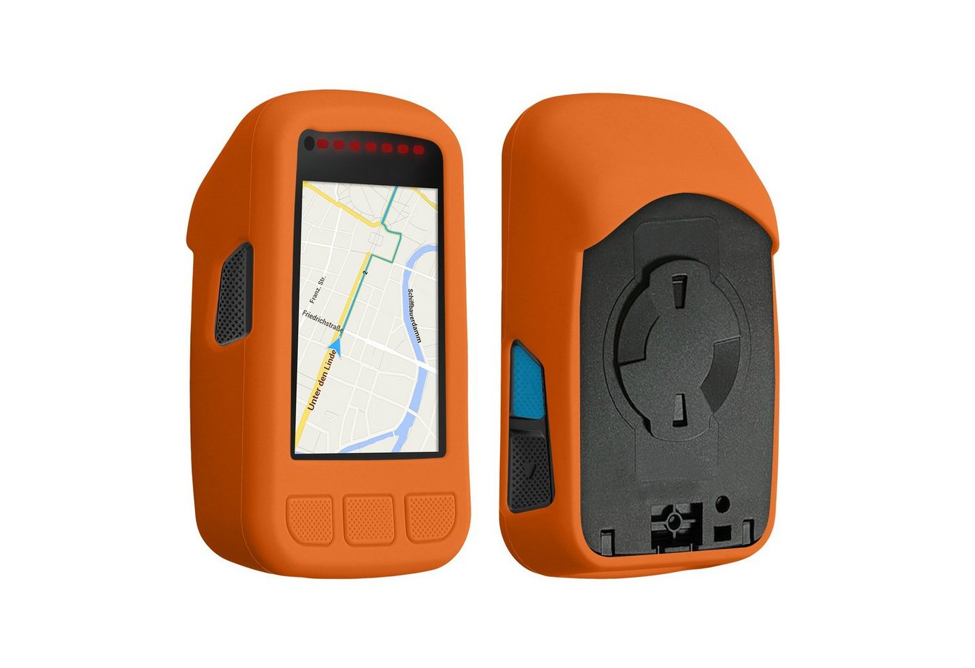 kwmobile Backcover Hülle für Wahoo Elemnt Bolt V2, Silikon GPS Fahrrad Case Schutzhülle von kwmobile