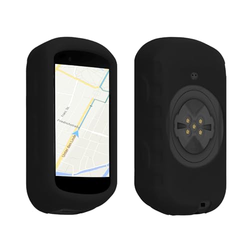 kwmobile Hülle kompatibel mit Garmin Edge 530 - Silikon GPS Fahrrad Case Schutzhülle - in Schwarz von kwmobile