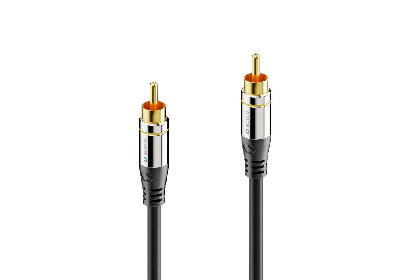 sonero sonero® Premium Cinch Audiokabel, 1x Cinch Stecker auf 1x Cinch Stecke Audio-Kabel von sonero