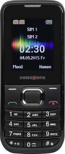 Swisstone SC 230 Dual-SIM-Handy Schwarz von swisstone