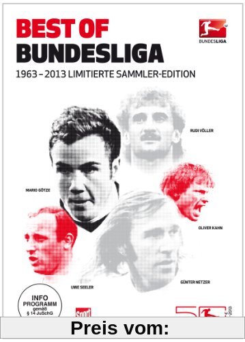 50 Jahre Bundesliga - Best of Bundesliga 1963-2013: Offizielle Limitierte Sammler-Edition (7-DVD-Box) [Limited Edition] von unbekannt