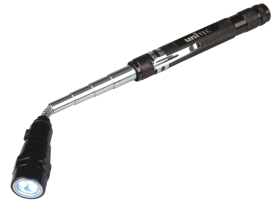 uniTEC LED-Teleskop-Taschenlampe mit Magnet von uniTEC KFZ