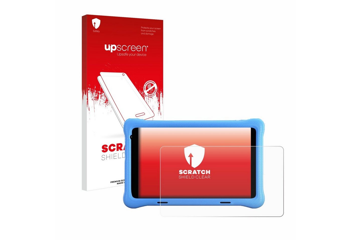 upscreen Schutzfolie für Aeezo Kids Tablet TK801, Displayschutzfolie, Folie klar Anti-Scratch Anti-Fingerprint von upscreen