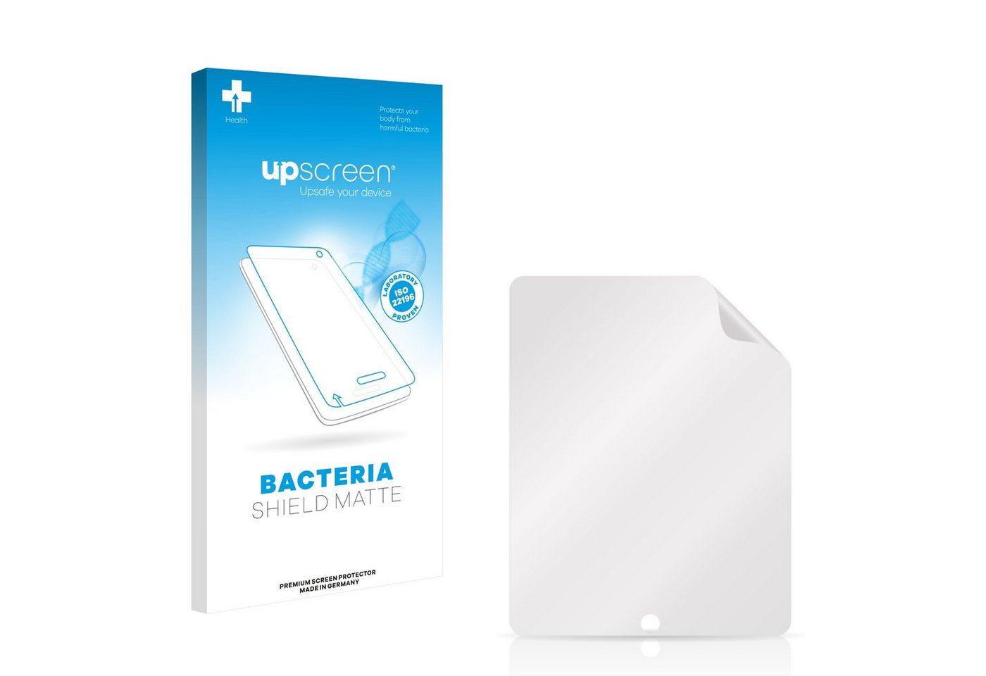 upscreen Schutzfolie für Apple iPad 1 2010, Displayschutzfolie, Folie Premium matt entspiegelt antibakteriell von upscreen