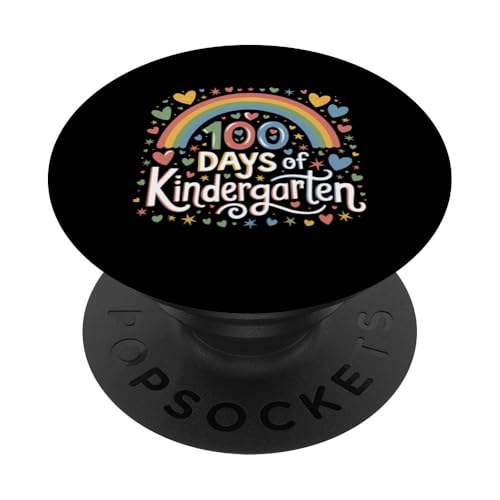 100 Day of School 100th day party, Kindergartenlehrer PopSockets Klebender PopGrip von 100 Day of School For Teachers & Kids Apparel Co.