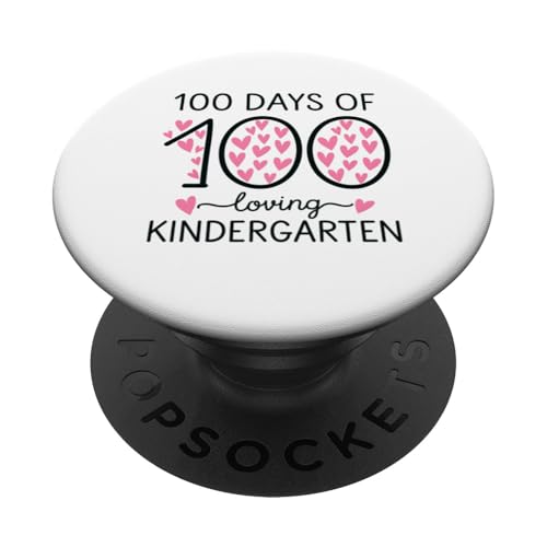 Niedliche 100 Tage Schule, Kindergarten und Vorschullehrer PopSockets Klebender PopGrip von 100 Day of School For Teachers & Kids Apparel Co.