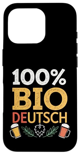 Hülle für iPhone 16 Pro 100% BIO DEUTSCH von 100% Deutsch