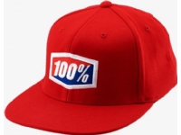 100% Czapka z daszkiem 100% OFFICIAL J-Fit flexfit hat red roz. S/M (NEW) von 100%