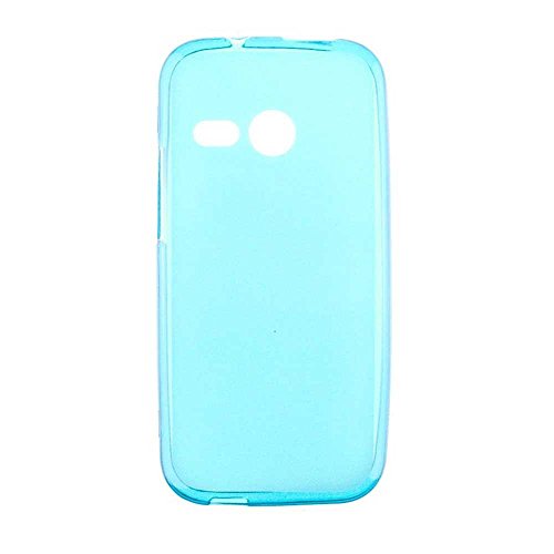 Schutzhülle HTC One mini 2 Silikon Gel Schutz arrière- HIMMELBLAU transparent von 1001 Coques