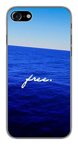 Schutzhülle aus Silikon, bedruckt, kompatibel mit Apple iPhone 8, Ocean Free von 1001 Coques