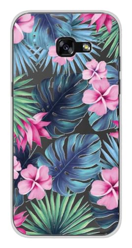 1001 coques Schutzhülle aus Silikon, bedruckt, kompatibel mit Samsung Galaxy A3 2017 Tropical Aquarell von 1001 coques