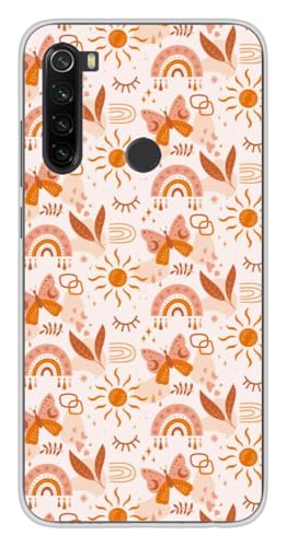 1001COQUES Schutzhülle für Xiaomi Redmi Note 8T, Design Garten, bedruckt in Frankreich, weiche Silikonhülle von 1001 coques