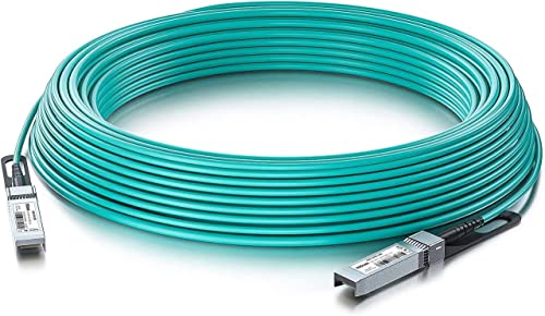 10Gtek® 10GbE SFP+ Aktives Optisches Kabel (AOC) 10-Meter(33ft), Kompatibel für Ubiquit UniFi von 10Gtek