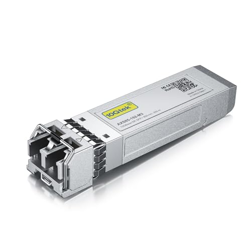 10Gtek® für Intel E10GSFPSR SFP+ SR Multimode Transceiver, 10GBase-SR SFP+ Fibre Module, Dual LC Connector, 850 nm, 300 m von 10Gtek