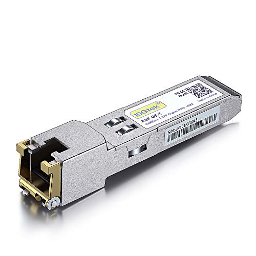 10Gtek für Brocade E1MG-TX, XBR-000190 1000Base-T SFP Kupfer Transceiver Modul, RJ45 Stecker, bis zu 100 Meter von 10Gtek