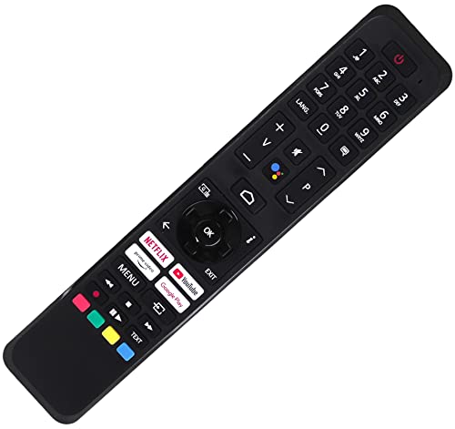 Original RC45160 ersetzt RC43160 Bluetooth Sprachfernbedienung kompatibel mit PANASONIC Android Smart Full HD HDR LED TV mit Google Assistant von 121AV