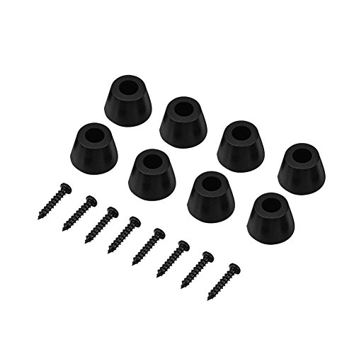 143 8 Stück 30x20mm Gummifüße, Gummifuß Antivibrations-Basispadständer, für Lautsprecher-Gitarrenverstärker Auto-Subwoofer von 143