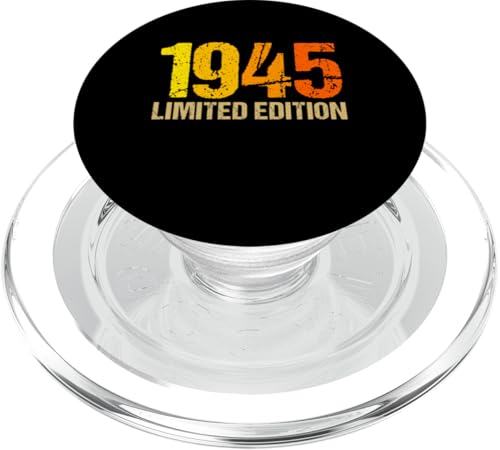 80. Geburtstag Mann Frau 80 Jahre 1945 Deko Lustig Geschenk PopSockets PopGrip für MagSafe von 1945 Jahrgang Geschenk 80. Geburtstag Deko Herren