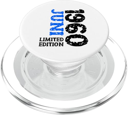 65. Geburtstag Deko Frauen Männer Limited Edition Juni 1960 PopSockets PopGrip für MagSafe von 1960 Geburtstag Damen Herren Geburtstagsgeschenk