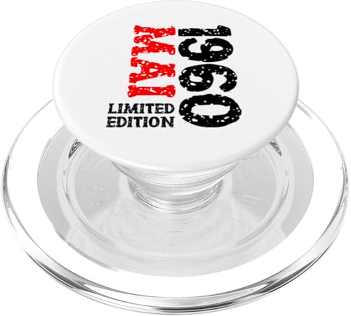 65. Geburtstag Deko Frauen Männer Limited Edition Mai 1960 PopSockets PopGrip für MagSafe von 1960 Geburtstag Damen Herren Geburtstagsgeschenk