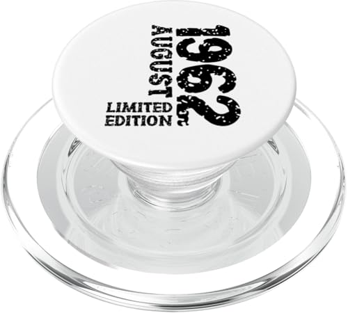 63 Geburtstag Deko Frauen Männer Limited Edition August 1962 PopSockets PopGrip für MagSafe von 1962 Geburtstag Damen Herren Geburtstagsgeschenk