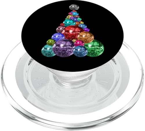 1970er Jahre Mehrfarbige Discokugel Weihnachtsbaum PopSockets PopGrip für MagSafe 1970er Jahre Mehrfarbige Discokugel Weihnachtsbaum PopSockets PopGrip für MagSafe von 1970s Multicolor Disco Ball Christmas Tree