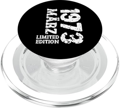 52. Geburtstag Deko Frauen Männer Limited Edition März 1973 PopSockets PopGrip für MagSafe von 1973 Geburtstag Damen Herren Geburtstagsgeschenk