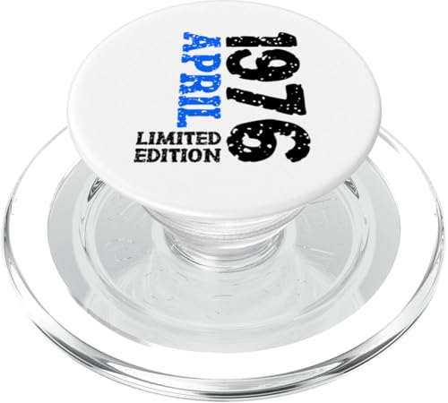 49. Geburtstag Deko Frauen Männer Limited Edition April 1976 PopSockets PopGrip für MagSafe von 1976 Geburtstag Damen Herren Geburtstagsgeschenk