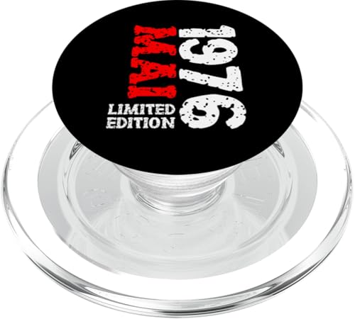 49. Geburtstag Deko Frauen Männer Limited Edition Mai 1976 PopSockets PopGrip für MagSafe von 1976 Geburtstag Damen Herren Geburtstagsgeschenk