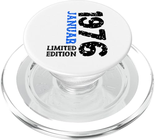 49. Geburtstag Frauen Männer Limited Edition Januar 1976 PopSockets PopGrip für MagSafe von 1976 Geburtstag Damen Herren Geburtstagsgeschenk