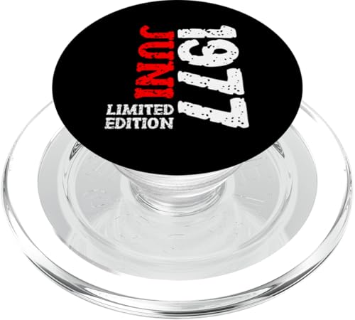 48. Geburtstag Deko Frauen Männer Limited Edition Juni 1977 PopSockets PopGrip für MagSafe von 1977 Geburtstag Damen Herren Geburtstagsgeschenk