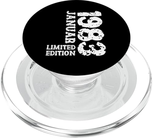 42. Geburtstag Frauen Männer Limited Edition Januar 1983 PopSockets PopGrip für MagSafe von 1983 Geburtstag Damen Herren Geburtstagsgeschenk