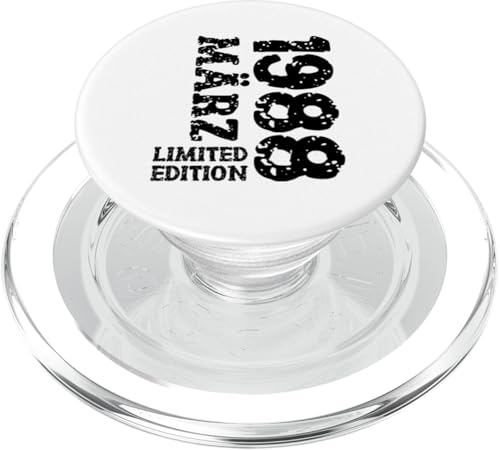 37. Geburtstag Deko Frauen Männer Limited Edition März 1988 PopSockets PopGrip für MagSafe von 1988 Geburtstag Damen Herren Geburtstagsgeschenk