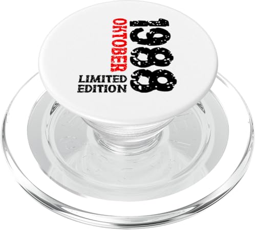 37. Geburtstag Frauen Männer Limited Edition Oktober 1988 PopSockets PopGrip für MagSafe von 1988 Geburtstag Damen Herren Geburtstagsgeschenk