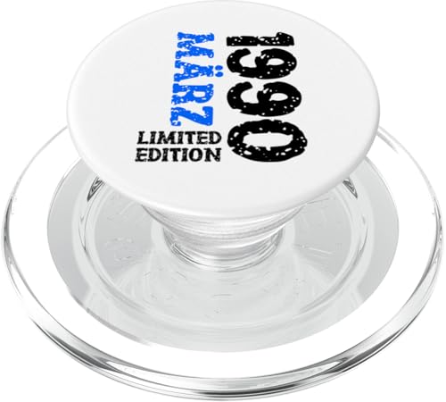 35. Geburtstag Deko Frauen Männer Limited Edition März 1990 PopSockets PopGrip für MagSafe von 1990 Geburtstag Damen Herren Geburtstagsgeschenk