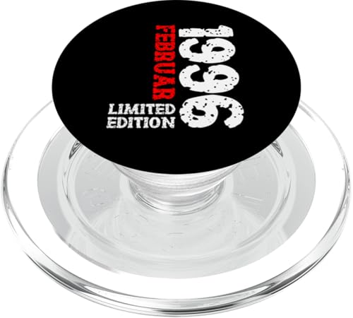 29. Geburtstag Frauen Männer Limited Edition Februar 1996 PopSockets PopGrip für MagSafe von 1996 Geburtstag Damen Herren Geburtstagsgeschenk