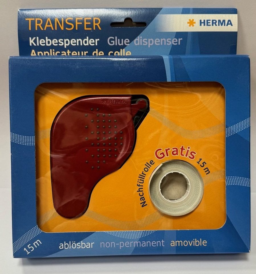 1A PHOTO PORST Fotoalbum Herma Transferspender weinrot inklusive 15 m Rolle von 1A PHOTO PORST