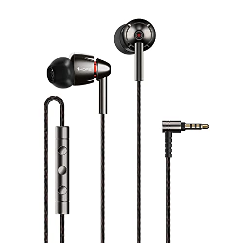 1MORE E1010 Quad-driver Hi-Fi Kopfhörer In-Ear Ohrhörer Hi-Res Audio mit Mikrofon und Fernbedienung Kompatibel mit iOS und Android von 1MORE