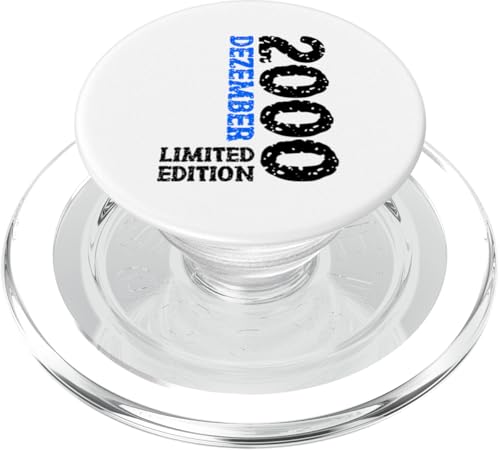 25. Geburtstag Frauen Männer Limited Edition Dezember 2000 PopSockets PopGrip für MagSafe von 2000 Geburtstag Damen Herren Geburtstagsgeschenk