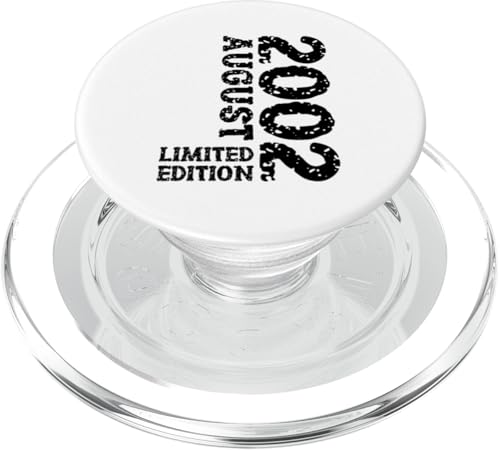 23 Geburtstag Deko Frauen Männer Limited Edition August 2002 PopSockets PopGrip für MagSafe von 2002 Geburtstag Damen Herren Geburtstagsgeschenk