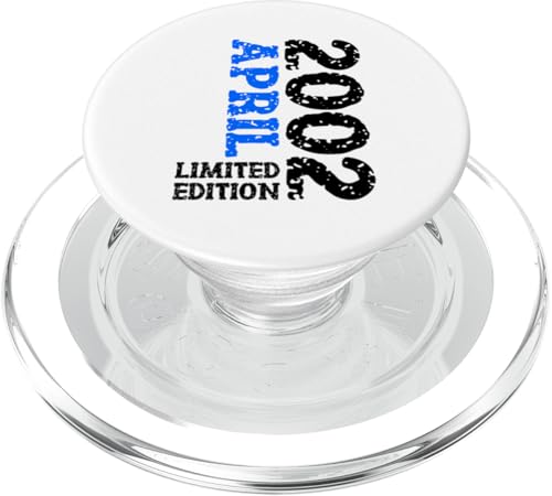 23. Geburtstag Deko Frauen Männer Limited Edition April 2002 PopSockets PopGrip für MagSafe von 2002 Geburtstag Damen Herren Geburtstagsgeschenk