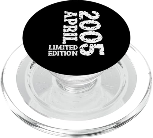 20. Geburtstag Deko Frauen Männer Limited Edition April 2005 PopSockets PopGrip für MagSafe von 2005 Geburtstag Damen Herren Geburtstagsgeschenk