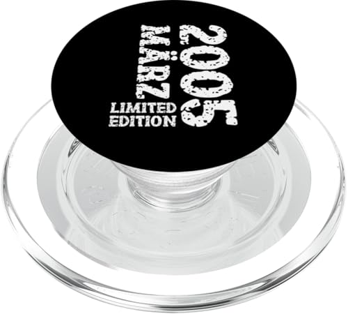 20. Geburtstag Deko Frauen Männer Limited Edition März 2005 PopSockets PopGrip für MagSafe von 2005 Geburtstag Damen Herren Geburtstagsgeschenk