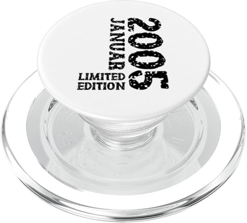 20. Geburtstag Frauen Männer Limited Edition Januar 2005 PopSockets PopGrip für MagSafe von 2005 Geburtstag Damen Herren Geburtstagsgeschenk