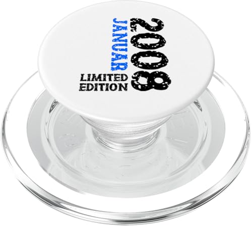 17. Geburtstag Frauen Männer Limited Edition Januar 2008 PopSockets PopGrip für MagSafe von 2008 Geburtstag Damen Herren Geburtstagsgeschenk