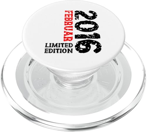 9. Geburtstag Deko Sohn Enkel Limited Edition Februar 2016 PopSockets PopGrip für MagSafe von 2016 Geburtstag Kinder Tochter Geburtstagsgeschenk