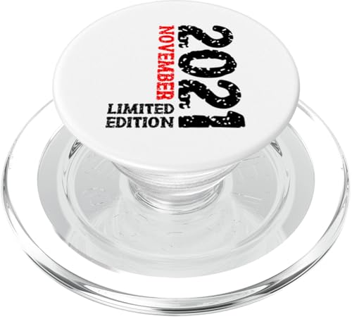 4. Geburtstag Sohn Enkelkind Limited Edition November 2021 PopSockets PopGrip für MagSafe von 2021 Geburtstag Kinder Tochter Geburtstagsgeschenk